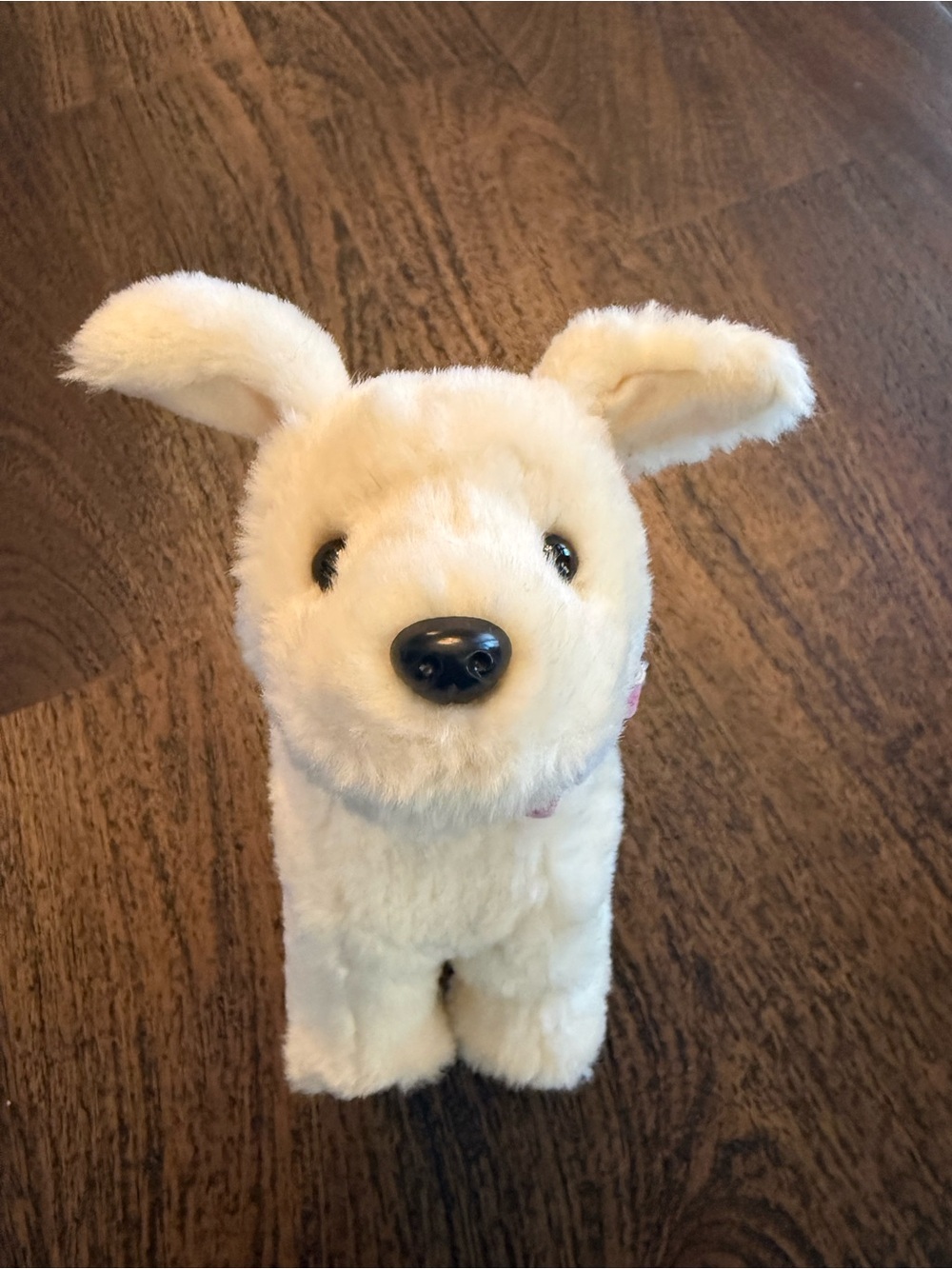 2018 American Girl Plush Yellow Lab Puppy with Butterfly charm collar